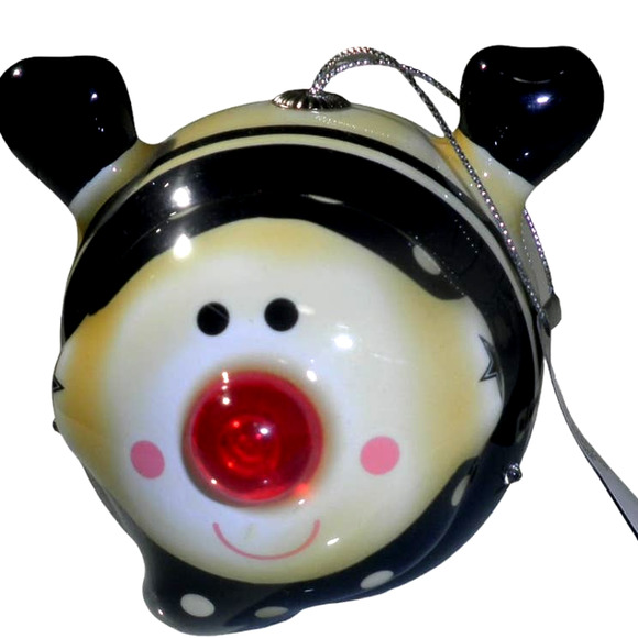 Dallas Cowboys NFL Licensed LED Santa and Snowman Christmas Ornaments - Picture 2 of 11